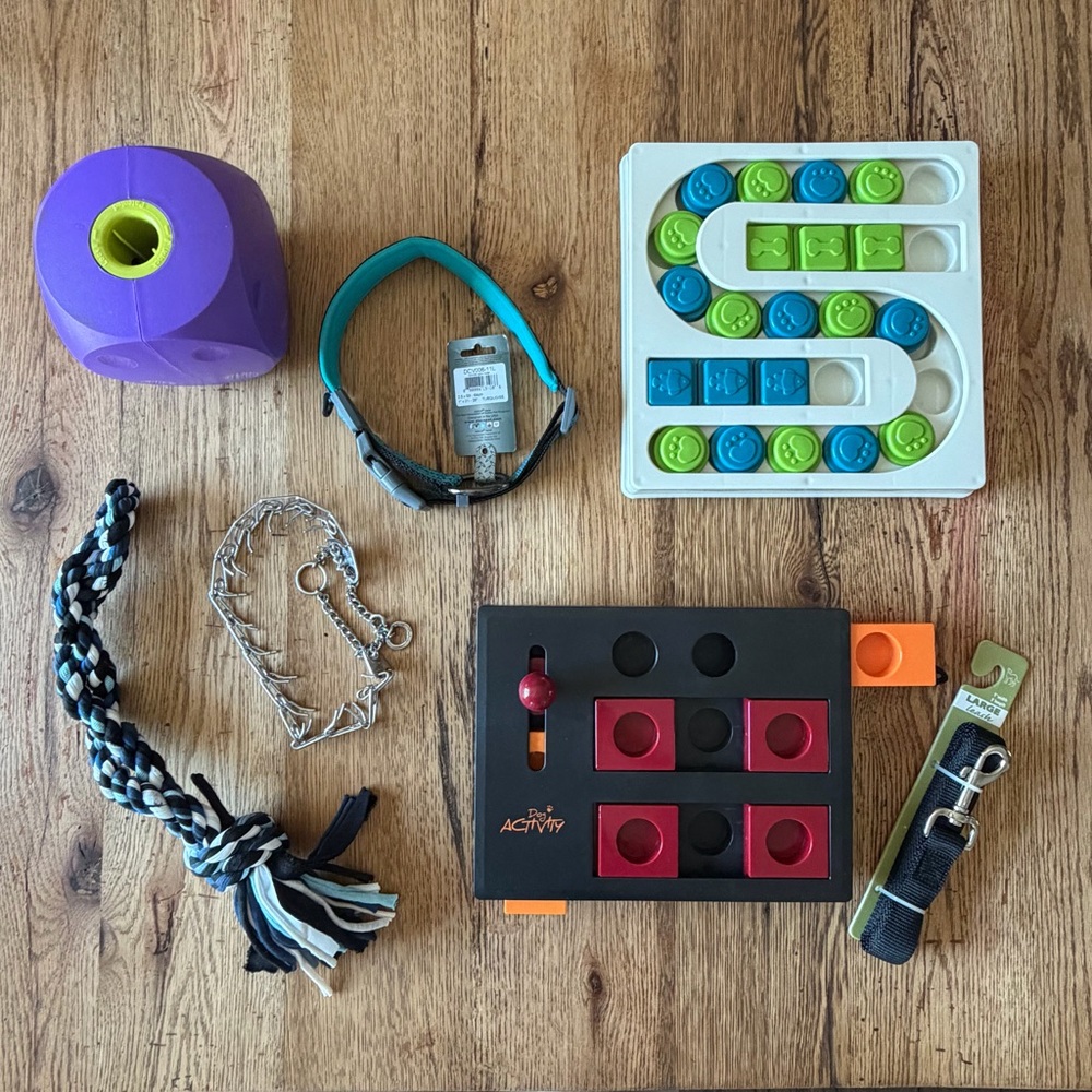 Interactive Puzzles & Treat Toys; for Dogs (bundle for a great price!)